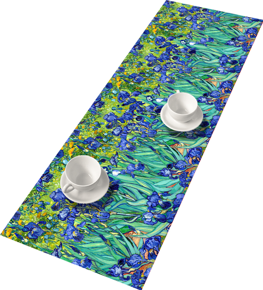 Tischläufer „iris“ 95 × 33 Cm – Umweltfreundlicher Filz, Tischschutz, Dekoratives Muster, Bertoni