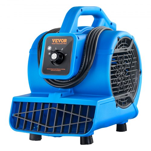 Bodengebläse, 1360 U/min, 600 Cfm, Luftbeweger Zum Trocknen Und Kühlen, Tragbarer Teppichtrockner-ventilator Mit 4 Blaswinkeln, 3-gang-einstellung, Für Hausmeister, Haushalt, Sanitär, Gewerbliche Nutz