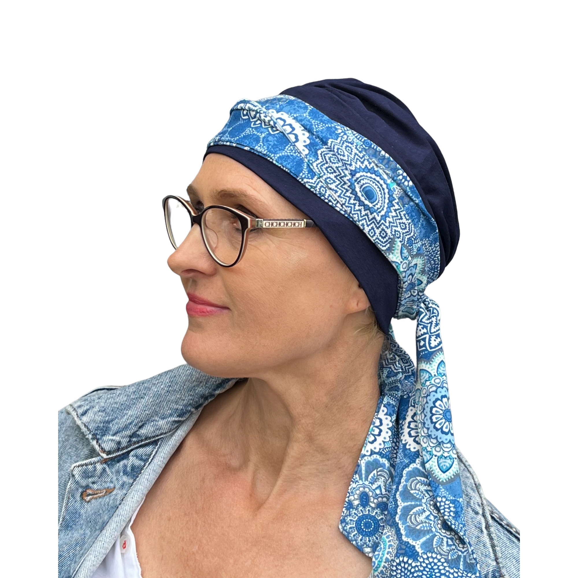 Damen-frühlingsturban Lena 20-307, Weicher Schal, Auch Nach Der Chemotherapie