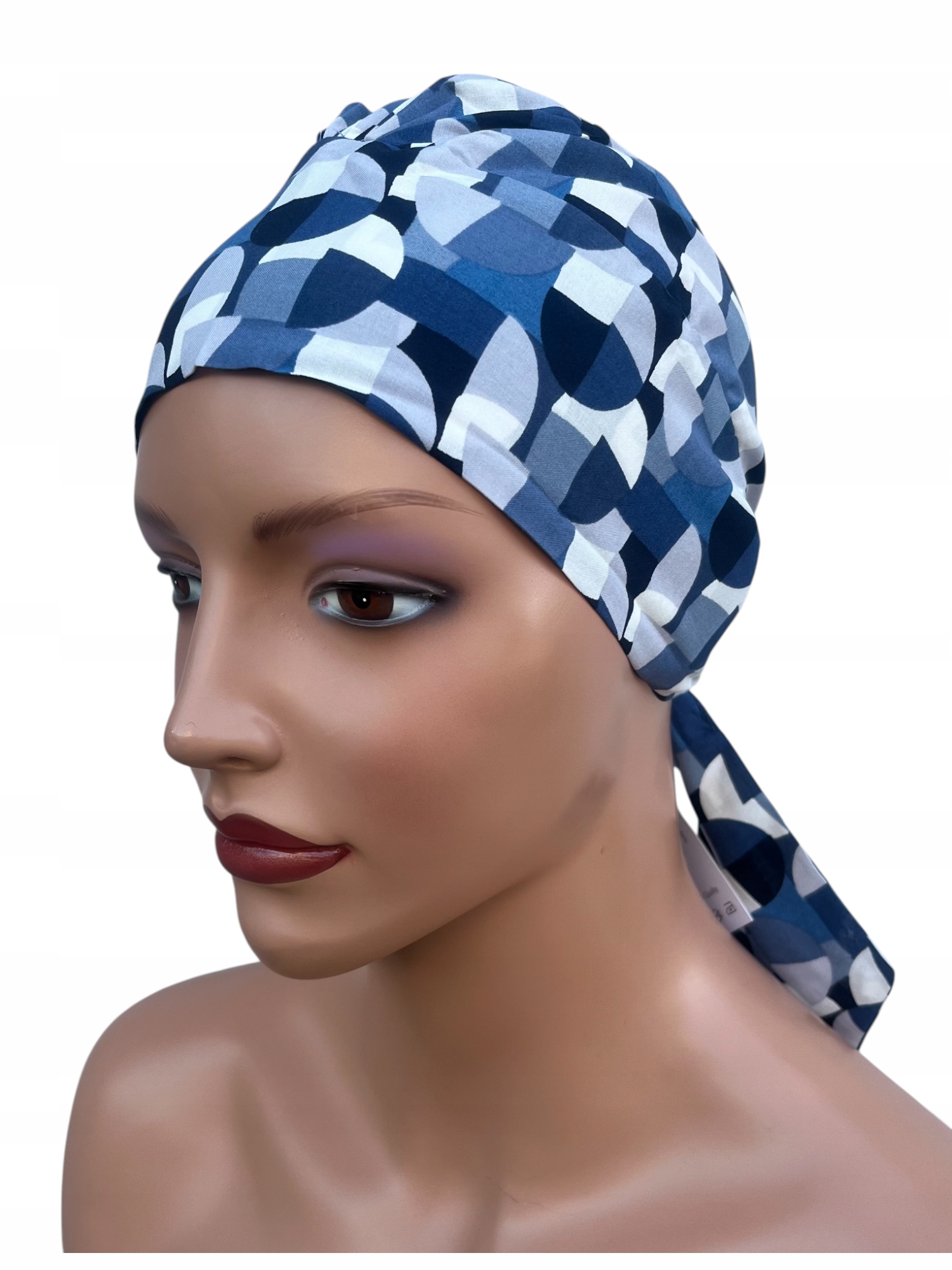 Turban-schal Für Damen, Sommer, Modell Tess 465, Polnisches Produkt