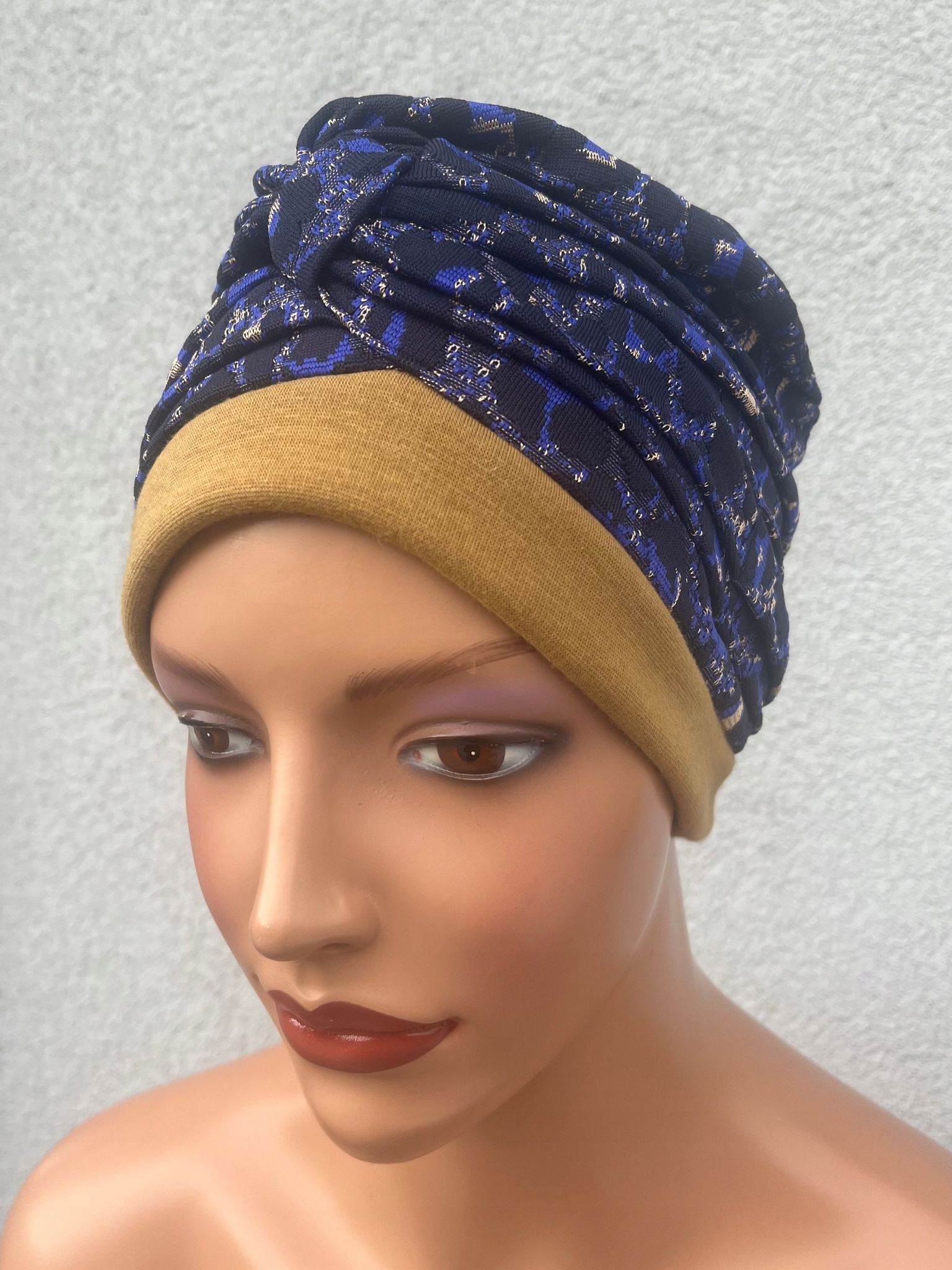 Damen-turban Ela 535, Warme Strickmütze, Weich, Fließend, Modisch