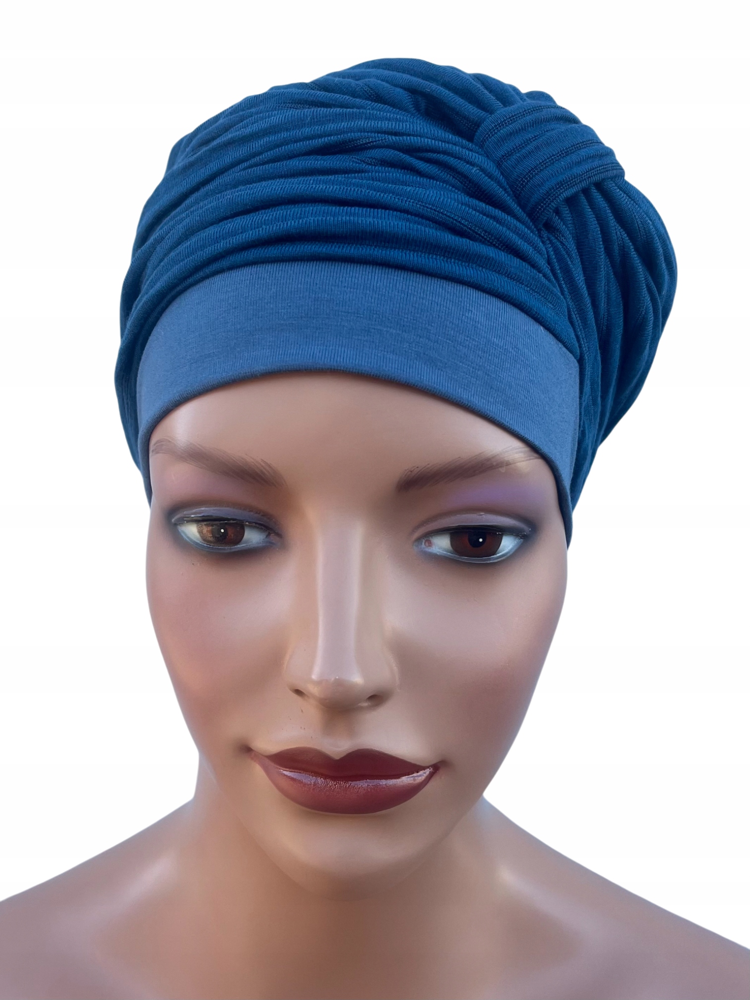 Damen-turban Ela 498, Warme Strickmütze, Weich, Fließend
