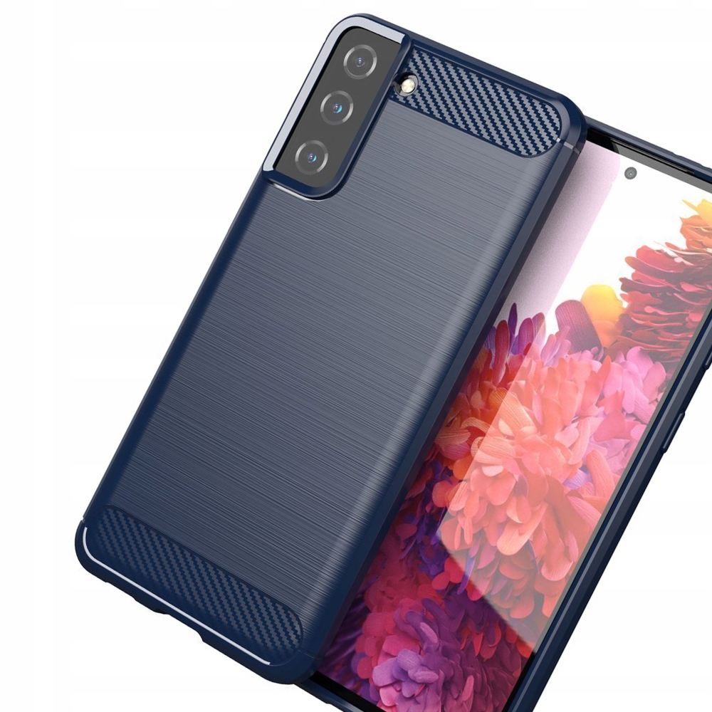 Flexible Schutzhülle Aus Carbon Case Für Samsung Galaxy S21+ 5g (s21 Plus 5g), Blau