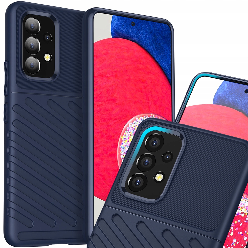 Thunder Case Flexible Schutzhülle Für Samsung Galaxy A53 5g, Blau