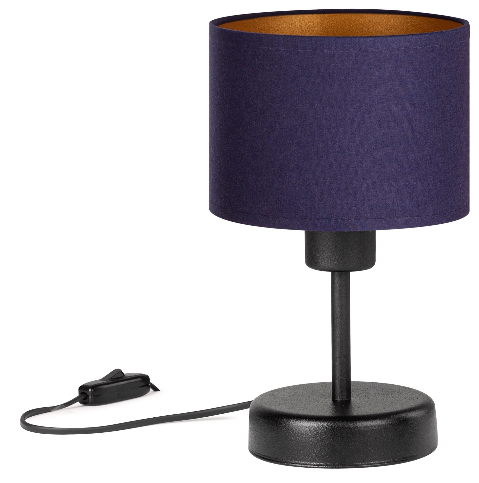Tornado-lampe, Marineblau-golden