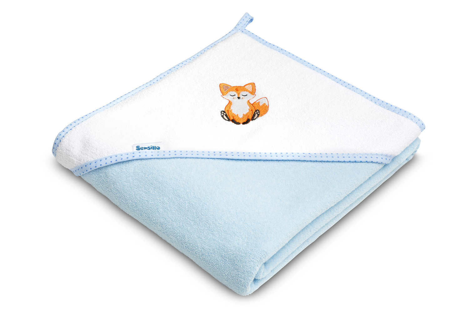 Frottee-badetuch 100x100 Cm, Blauer Fuchs