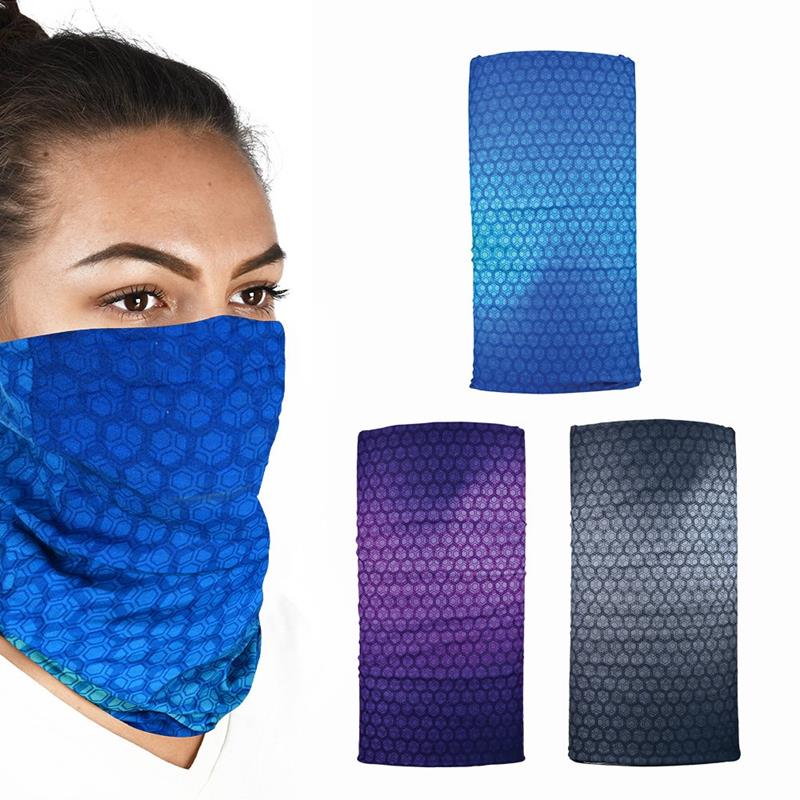 Oxford Multifunktions-windschutzkragen, Bequem, Prismatisch, 3er-pack In Grau/lila/blau
