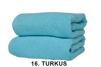 Türkisfarbenes Baumwollhandtuch Von City Sklep, Größe 70 X 140 Cm