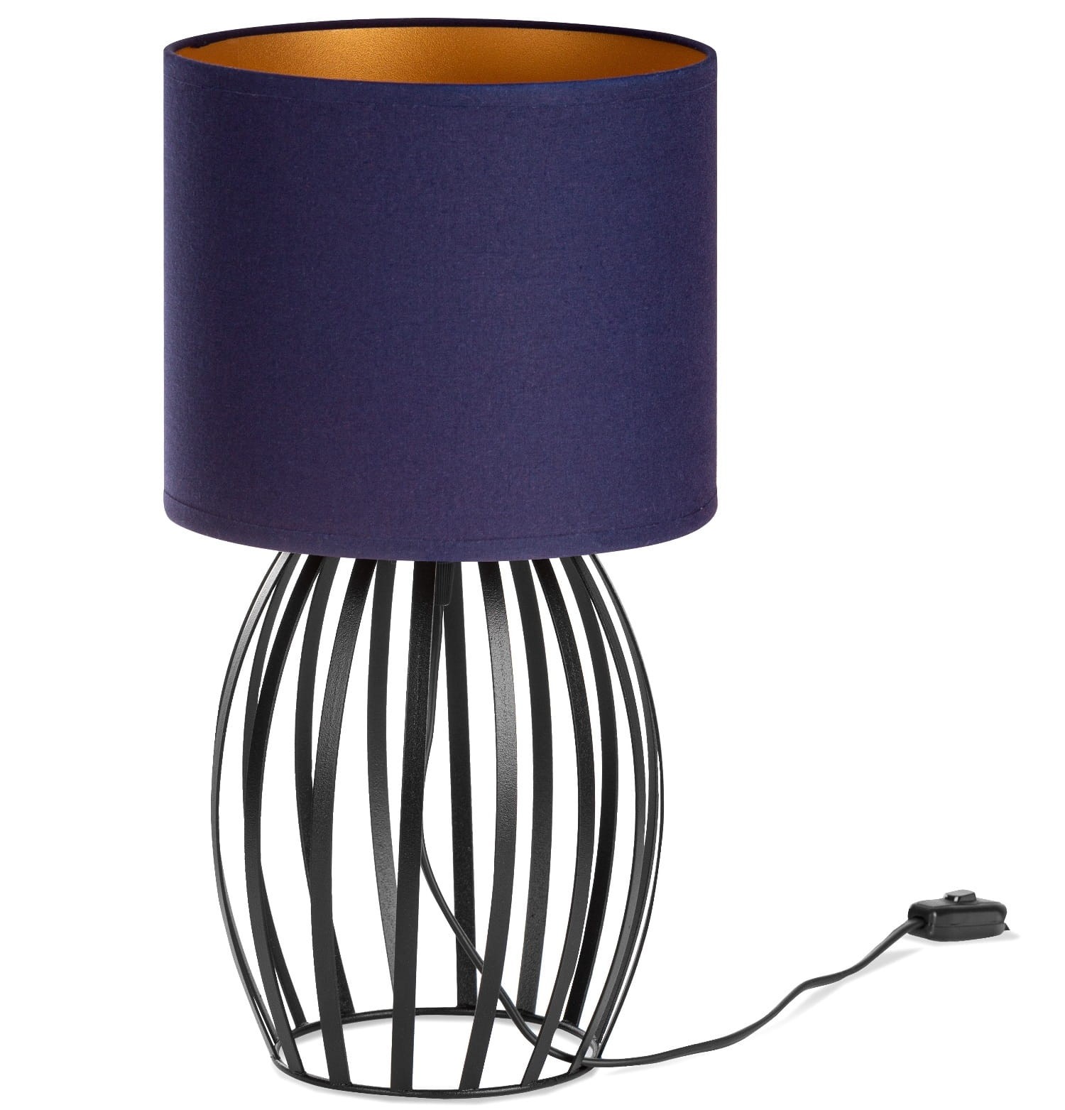 Tornado-lampe Asbzn Marineblau-gold
