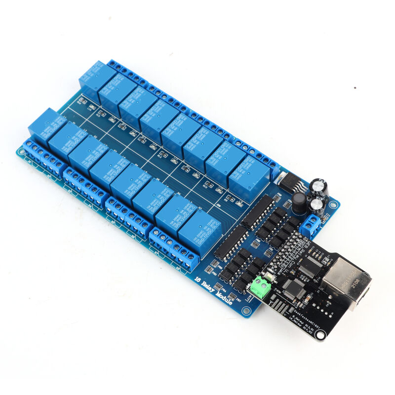 Webserver-steuermodul, Real Ethernet Lan/wan-relay 16-kanal-netzwerkcontroller Für Smartphone/computer