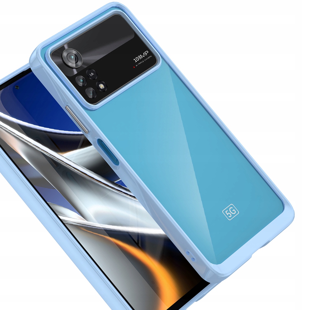 Schutzhülle „outer Space“ Für Xiaomi Poco X4 Pro 5g Mit Flexiblem Rahmen, Blau