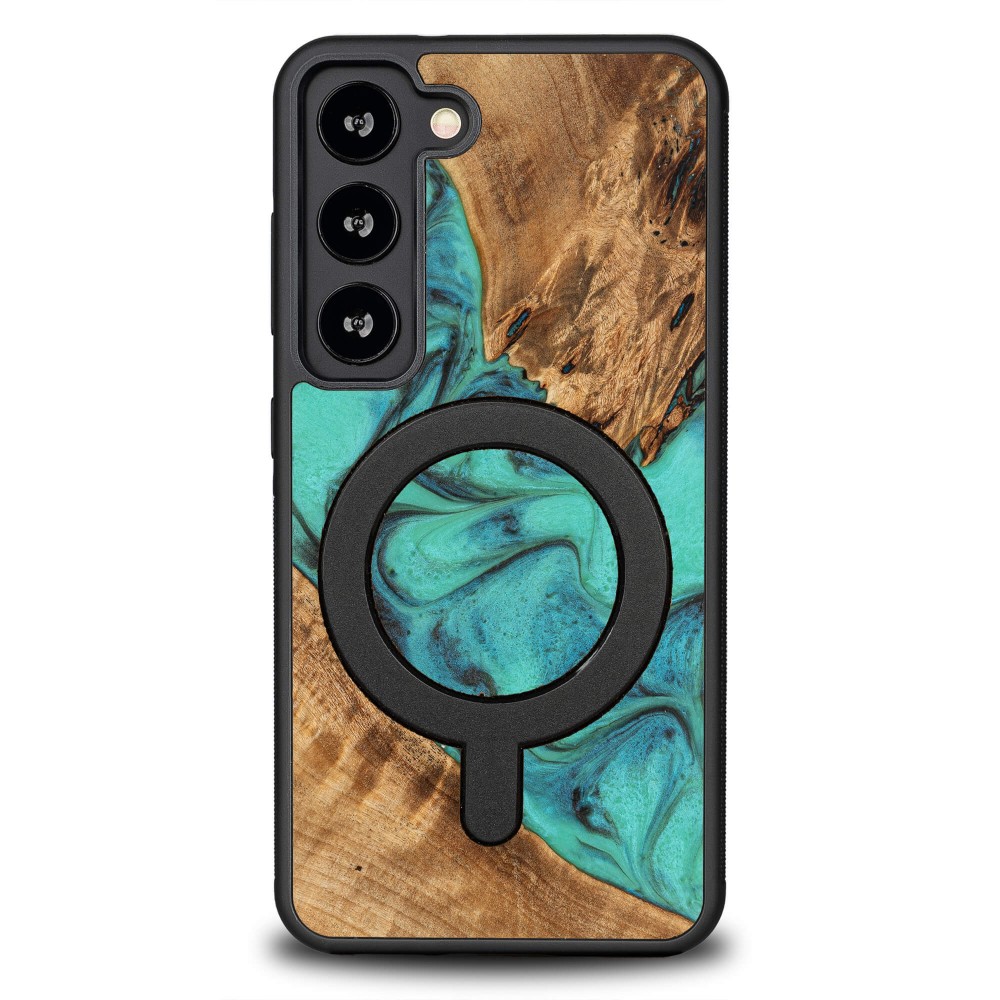 Bewood Unique Schutzhülle Für Samsung Galaxy S23 – Türkis Mit Magsafe