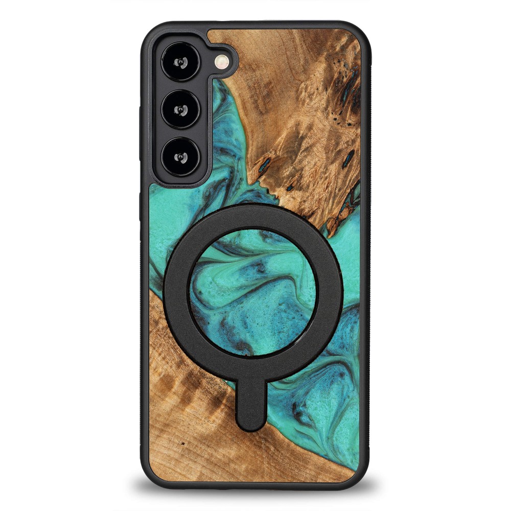 Bewood Unique Schutzhülle Für Samsung Galaxy S23 Plus – Türkis Mit Magsafe