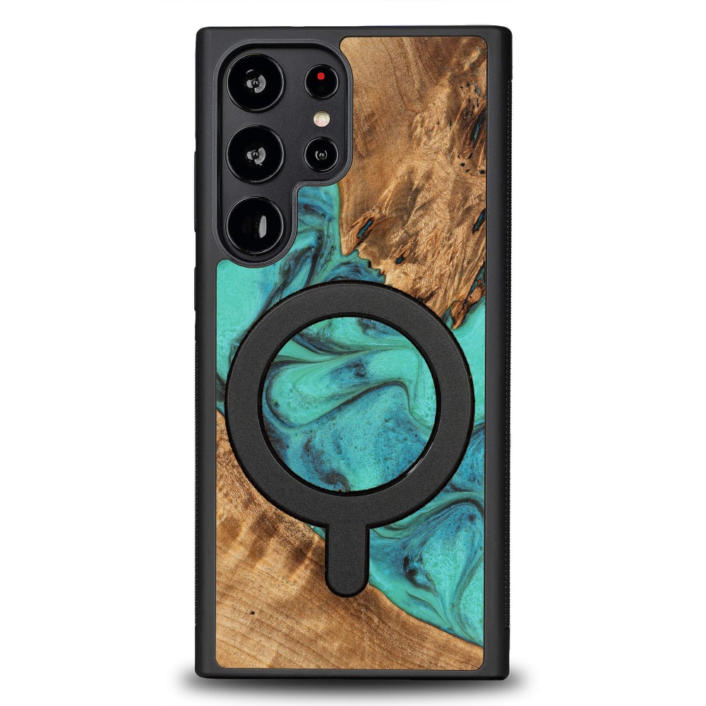 Bewood Unique Schutzhülle Für Samsung Galaxy S23 Ultra – Türkis Mit Magsafe