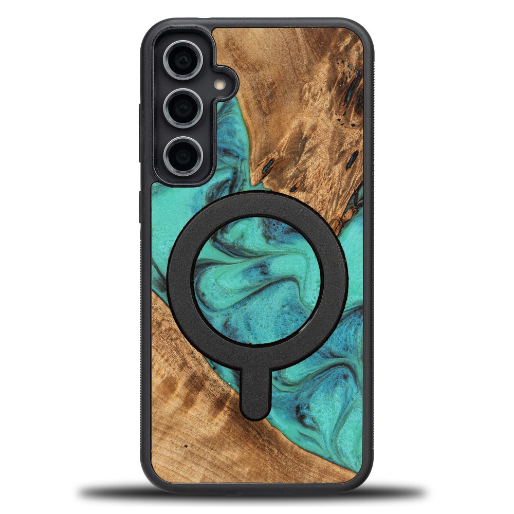 Bewood Unique Hülle Für Samsung Galaxy S23 Fe – Türkis Mit Magsafe