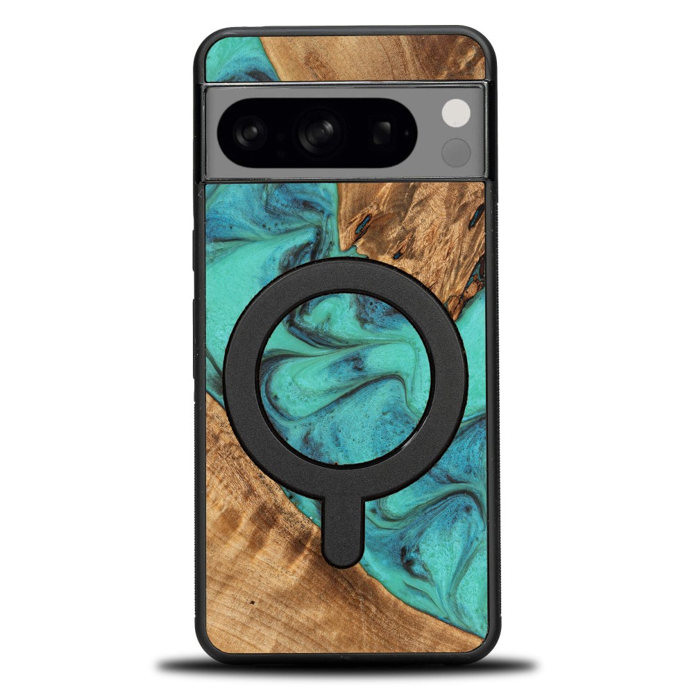 Bewood Unique Schutzhülle Für Google Pixel 8 – Türkis Mit Magsafe