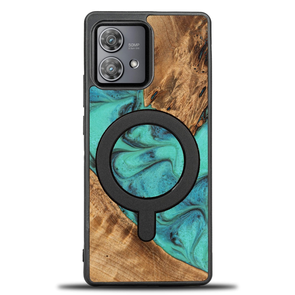 Bewood Unique Schutzhülle Für Motorola Edge 40 Neo – Türkis Mit Magsafe