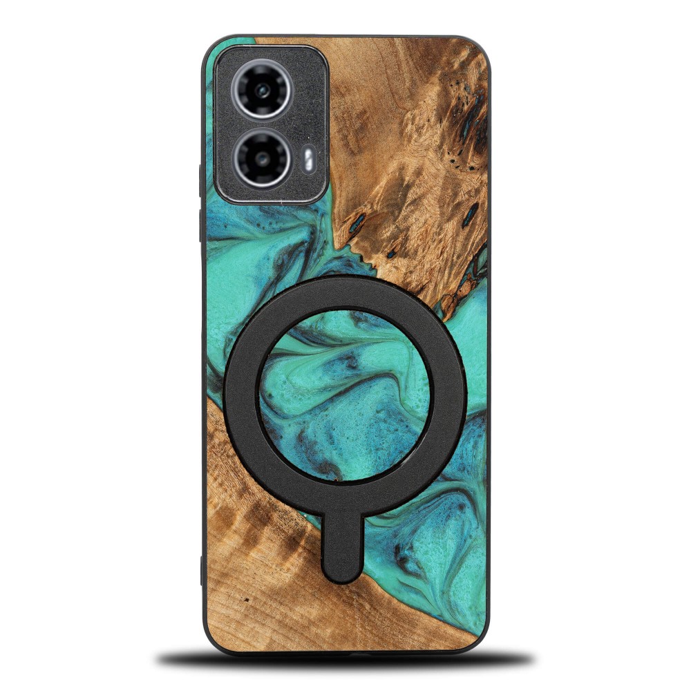 Bewood Unique Schutzhülle Für Motorola G34 5g – Türkis Mit Magsafe