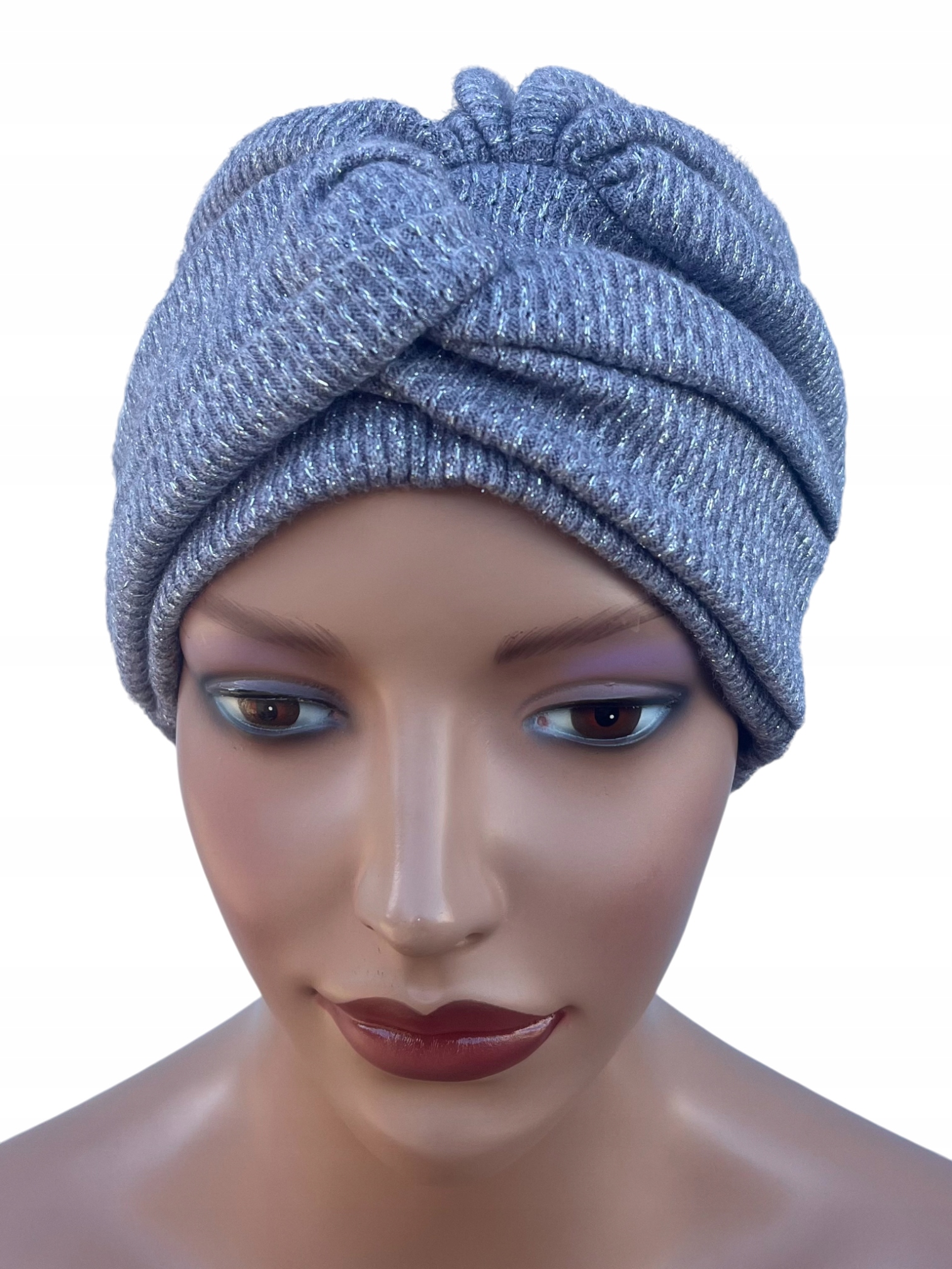 Herbstlicher Damenturban Mit Futter Sara 506, Modische, Warme Strickmütze