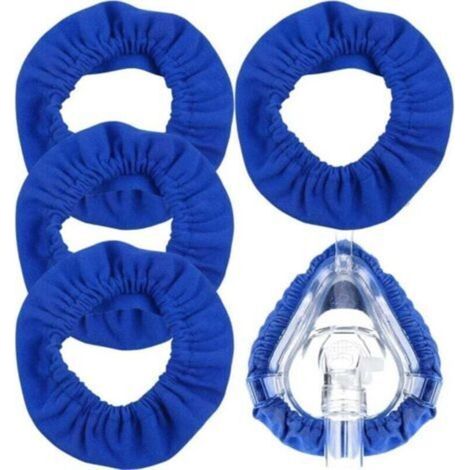 Set Mit 4 Wiederverwendbaren Und Waschbaren Cpap-maskenkissen Und -bezügen Zur Reduzierung Von Leckagen Und Blasenbildung Sowie Zum Schutz Der Nase.