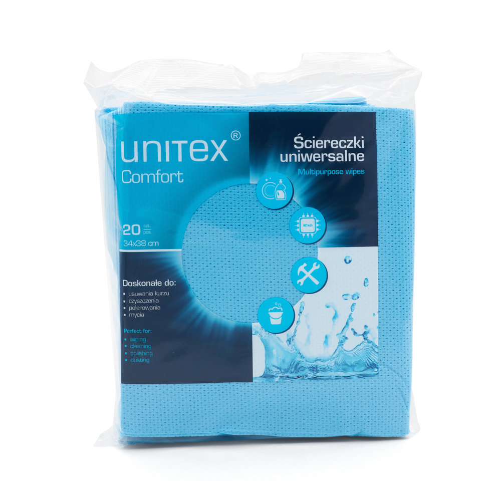 Unitex Blaues Tuch, 20er-packung