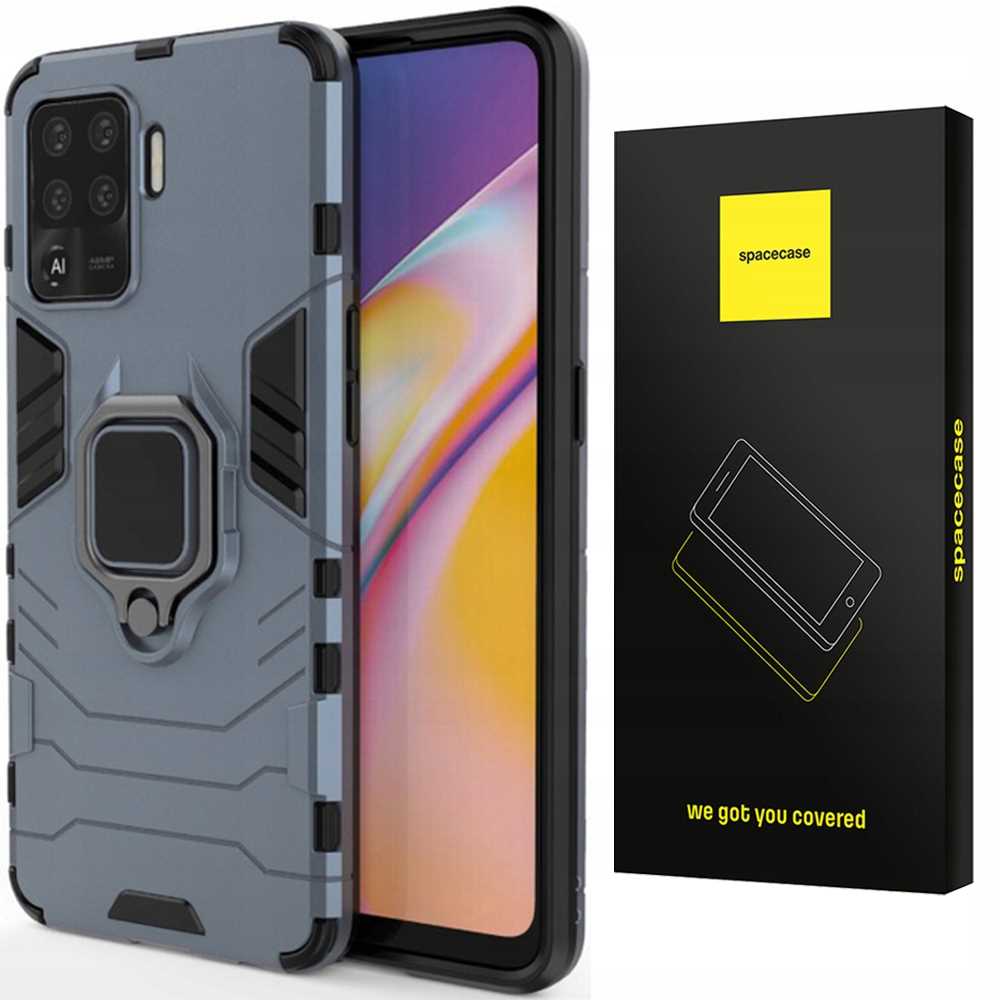 Spacecase X-ring Oppo Reno 5 Lite Blau