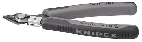 Knipex 78 71 125 Esd Electronic Super Knips Esd Mehrko.-hülle Brüniert 125 Mm