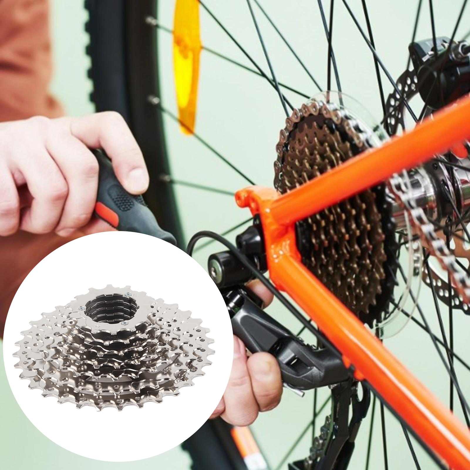 8-gang-mountainbike-kassette (11-32 Zähne), Schaltwerk, Kassettengruppe, Schwungrad, Freilauf Für Anstiege, Outdoor-radfahren