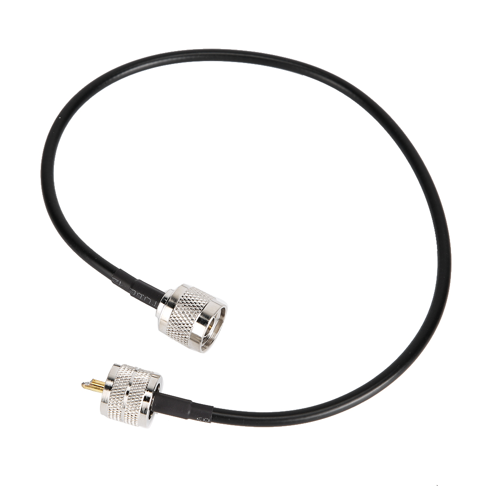 19,7-zoll-koaxialantennenadapterkabel, N-stecker Auf Uhf-pl259-stecker, 50 Ohm, Geringe Verluste