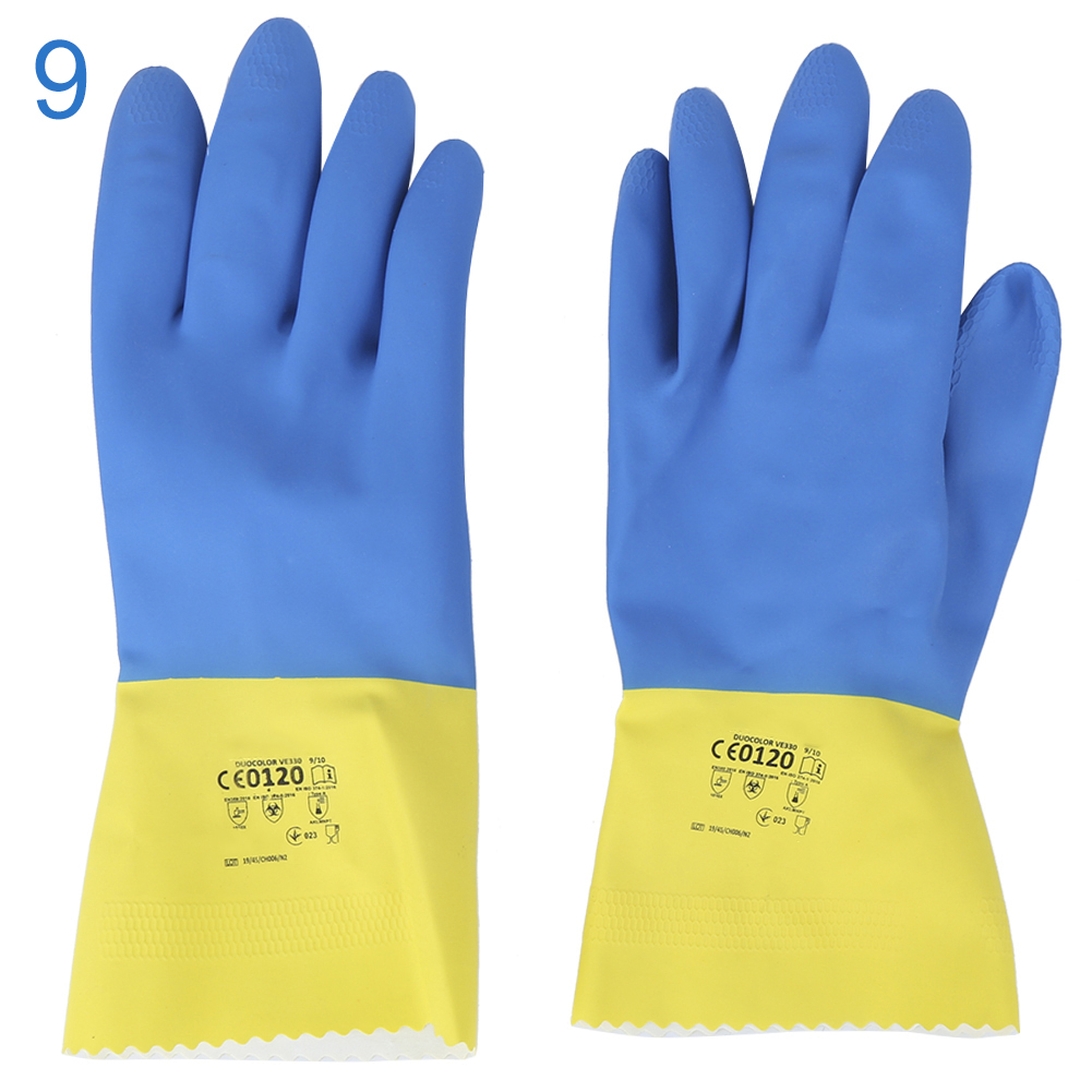 Chemikalienbeständige, Fungizide, Säure- Und Laugenbeständige, Rutschfeste Latexhandschuhe Zum Handschutz In Labor Und Aquakultur (größe 9)