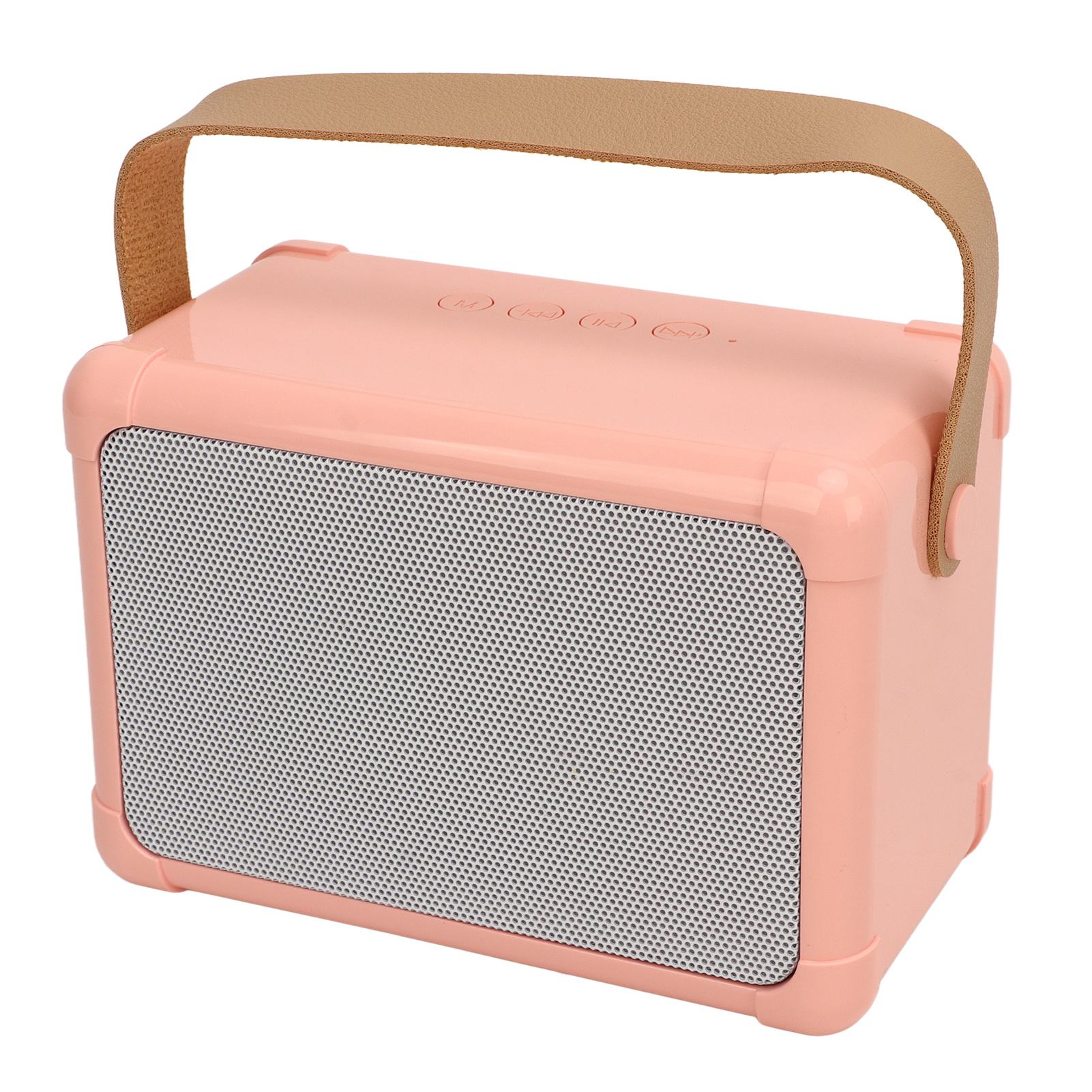 Pinkfarbener Bluetooth-lautsprecher Ohne Mikrofon, Hi-fi-klang, Schnelle Übertragung, Störungsfrei Und Mit Led-beleuchtung, Ideal Für Hauspartys.