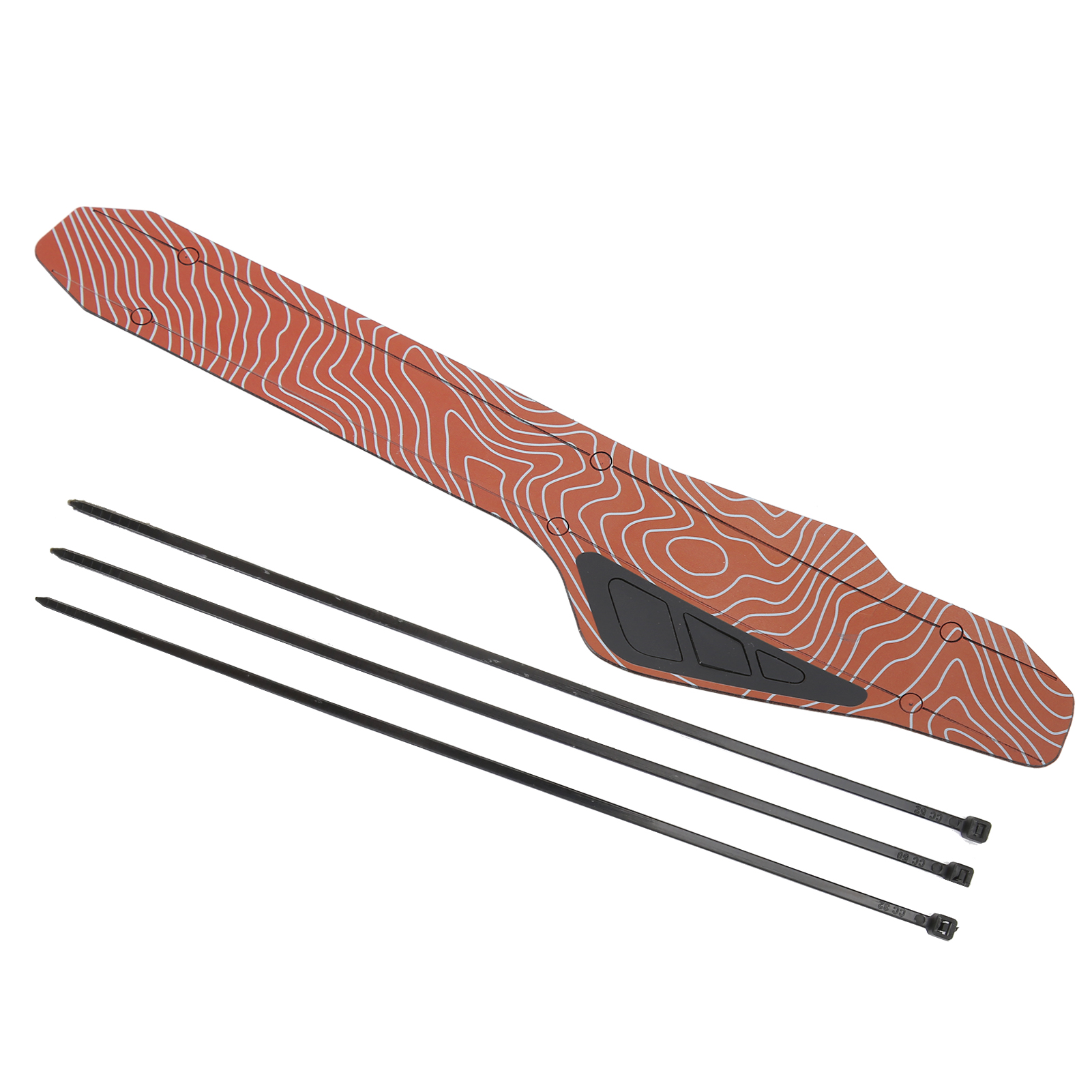 Enlee Hinterbau-kettenstrebenschutz Für Mountainbikes, Kettenschutzrahmen, Rote Schutzhülle Für Outdoor-radtouren