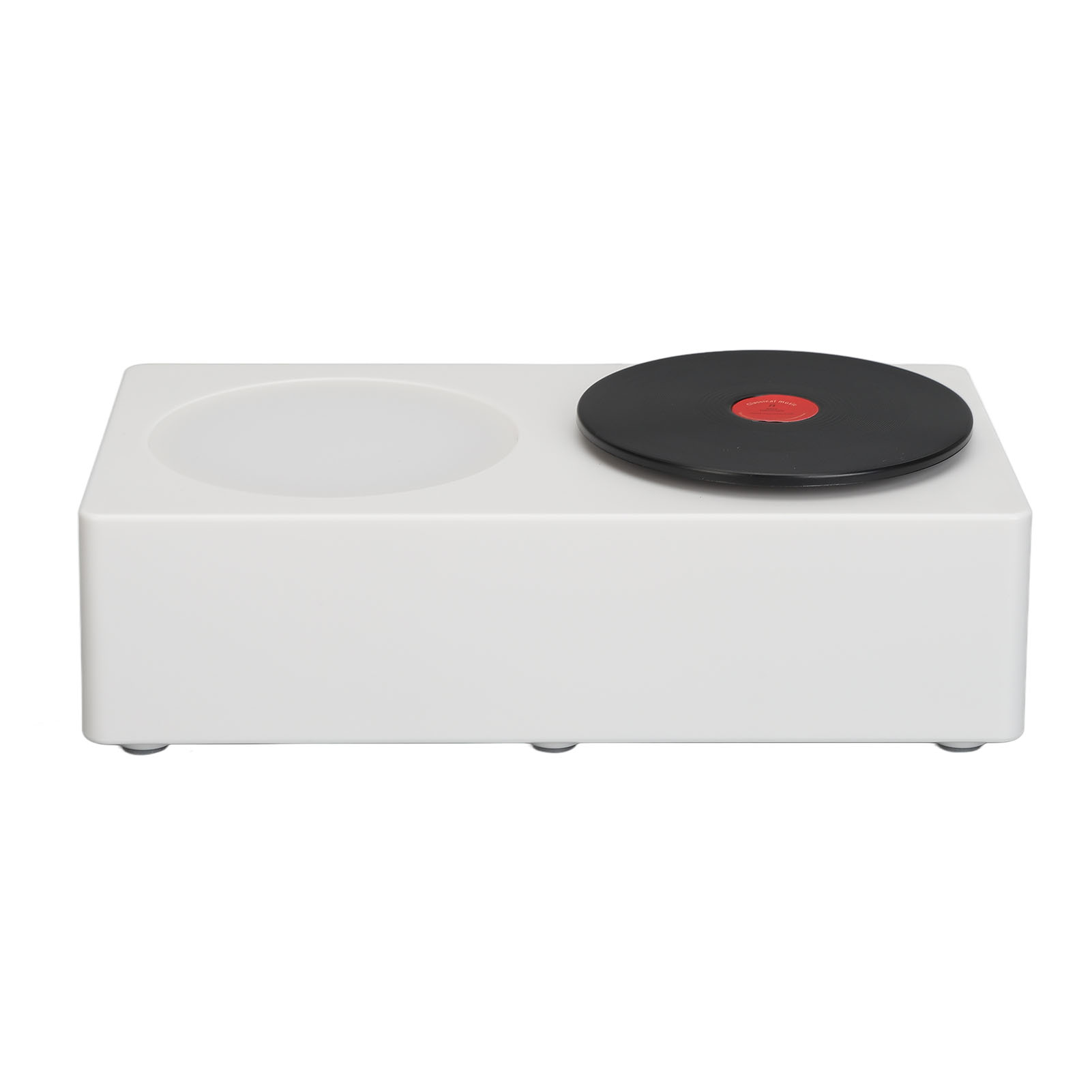 Weißer Bluetooth-lautsprecher: Premium-klang, Kompaktes Und Elegantes Design Im Vintage-stil Mit Integriertem Nachtlicht. Ideal Für Zuhause, Büro Oder Wohnzimmer.