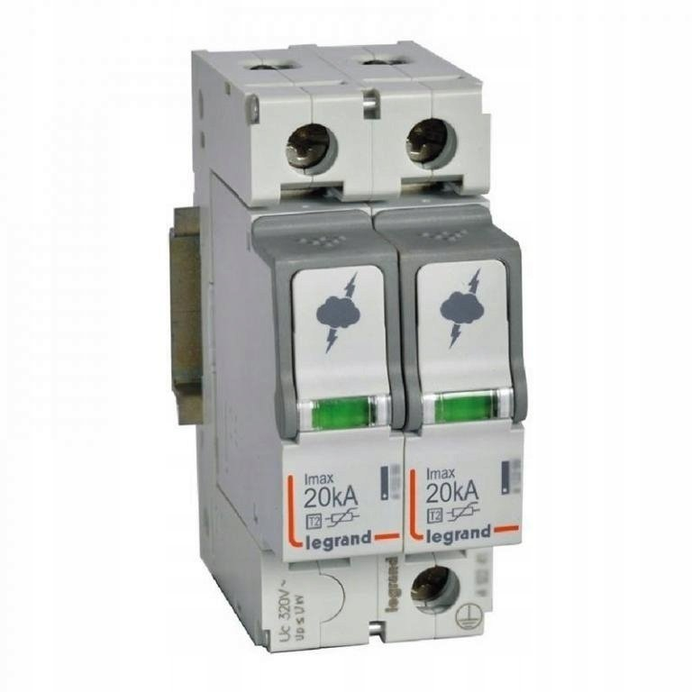 Überspannungsschutz Legrand Type T2 20 Ka 1,2 Kv 2 Pole