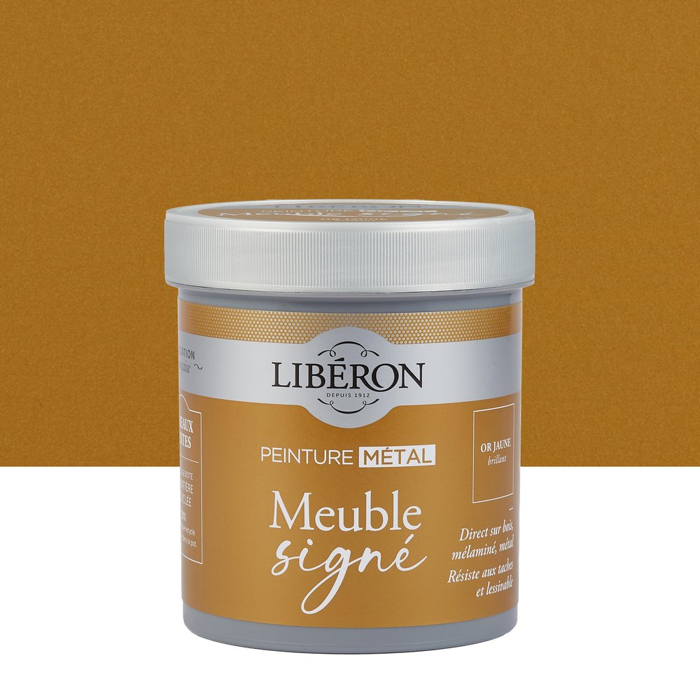 Möbel- Und Holzlack, Libéron-signatur, Glänzendes Gelbgold, 0,5 L Liberon