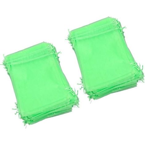 (grüne) Obstschutzbeutel – Shipenophy – 100 Stück – 15 X 20 Cm – Organza-gewebe – Grün