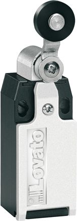 Endschalter, Hebel Mit Kipprolle, Metallrolle, Kunststoffgehäuse, 1 Schließer, 1 Öffner Schnappkontakte Kbe2s11