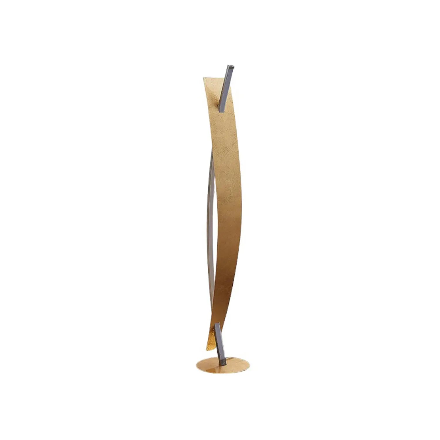 [gebraucht] B-ware Lucande Stehleuchte Standlampe Led Gold Marija Metall Kunststoff Dimmbar