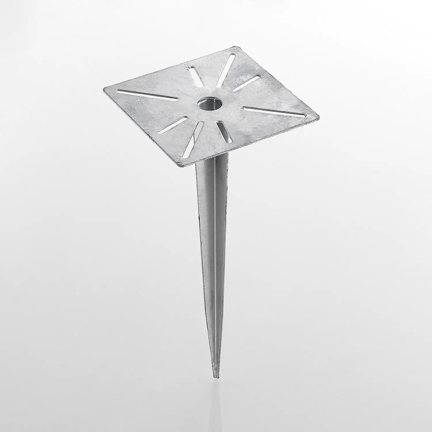 [gebraucht] B-ware Lucande Cadis Erdspieß Erdanker Erdbefestigung Für Gartenlampen Stahl Silber92