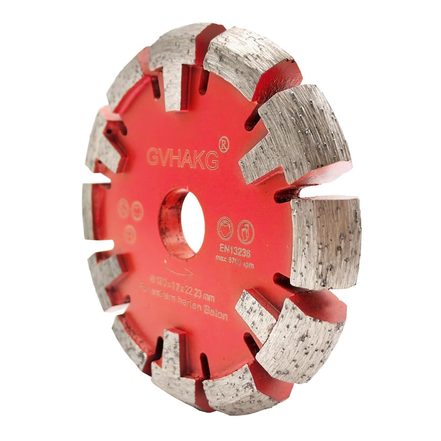 Diamantfräser Tuckpoint V Segment 17mm 120x17x12x22,23mm Industriell
