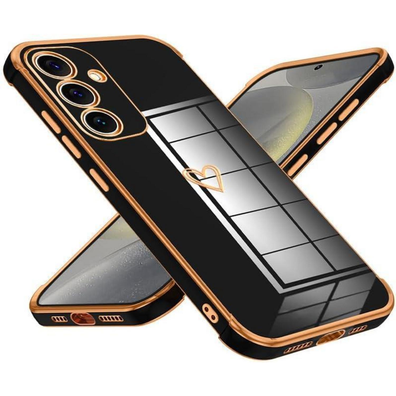 Handyhülle S24plus Tpu Kameraschutz Samsung Galaxy S24 Plus Schwarz