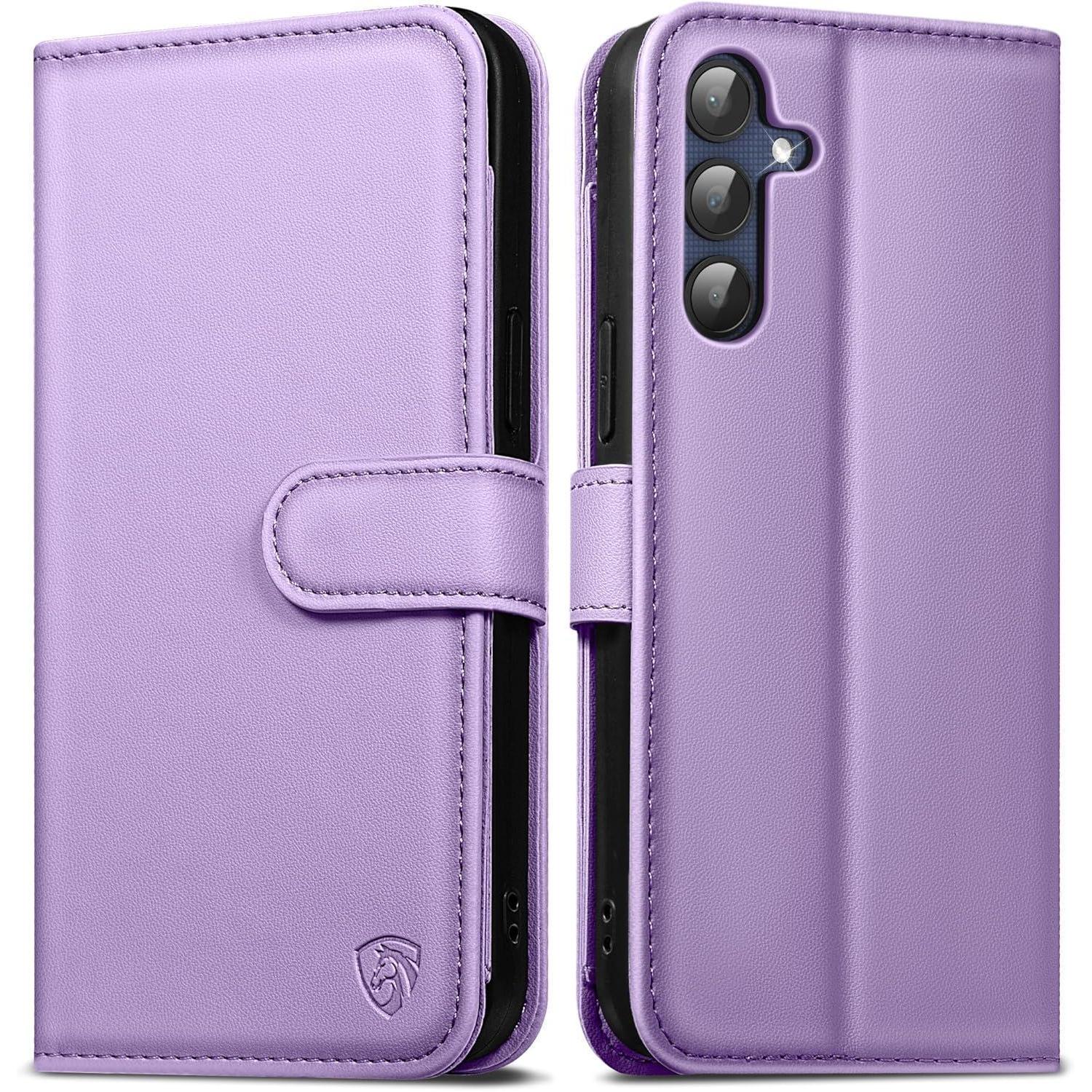 Handyhülle Samsung A25 Wallet Für Samsung Galaxy A25 Helllila