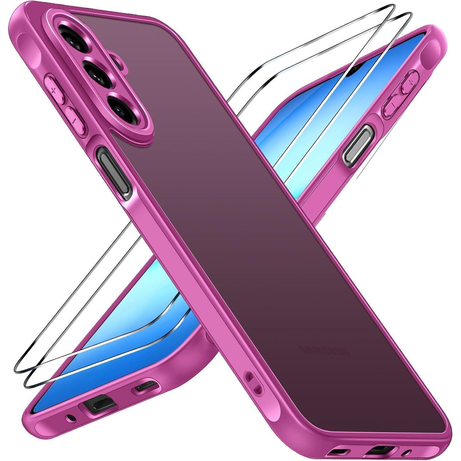 Handyhülle Stoßfest Kratzfest Samsung Galaxy A17 4g 5g Rosarot