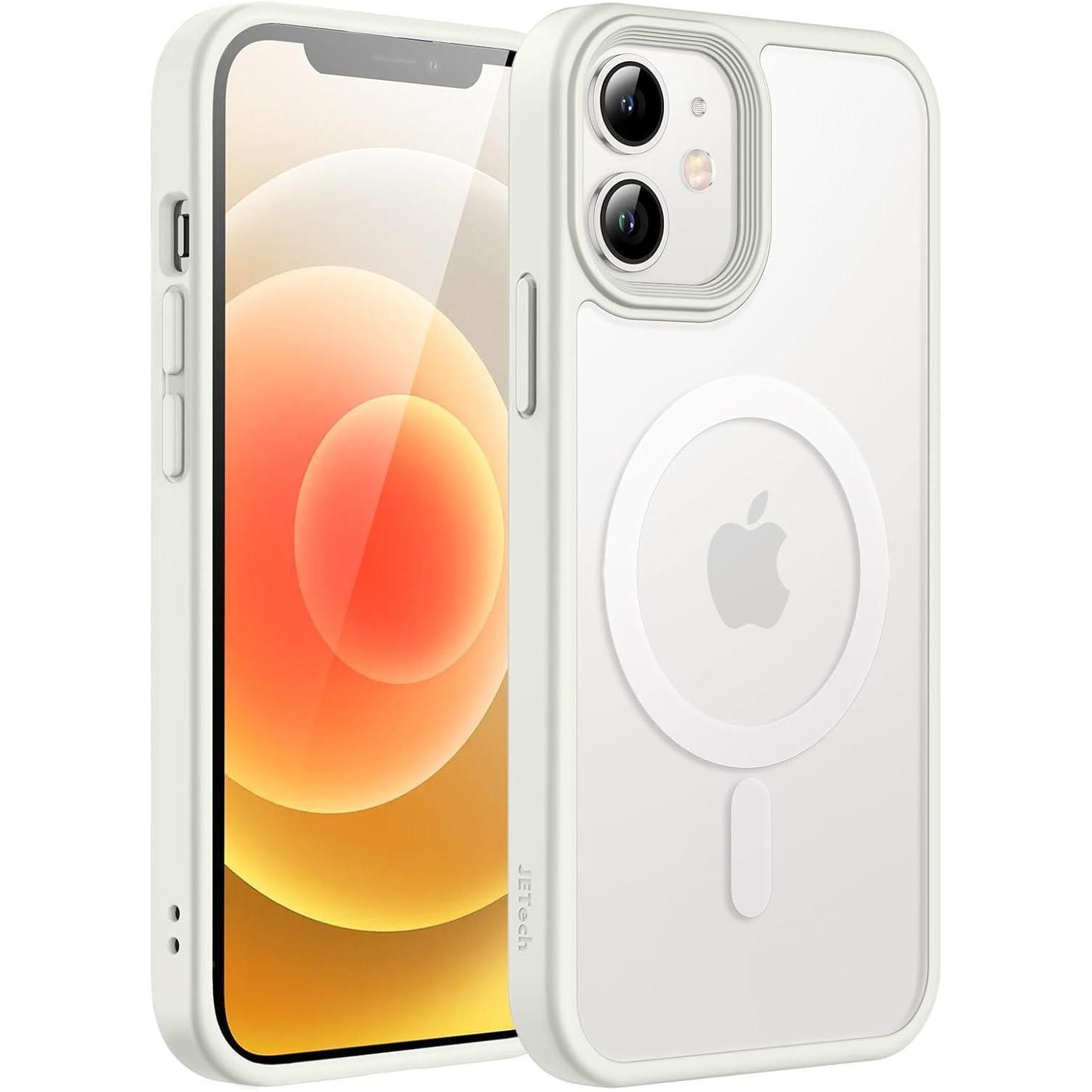 Handyhülle Iphone 12 12pro 6 1 Zoll Magsafe Stoßfest Matt Weiß