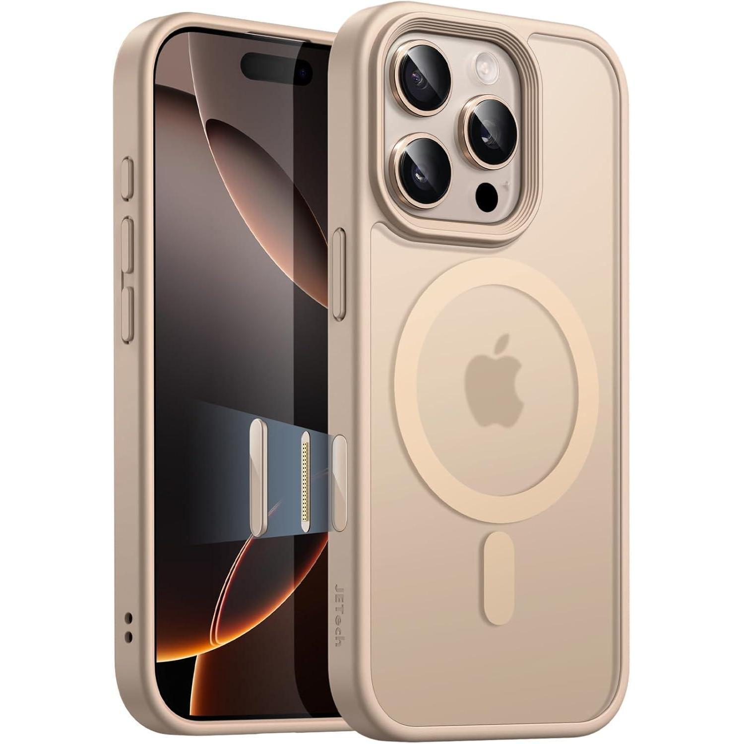 Handyhülle Iphone 16 Pro Max Magsafe Magnetisch Titan W&xfcstensand