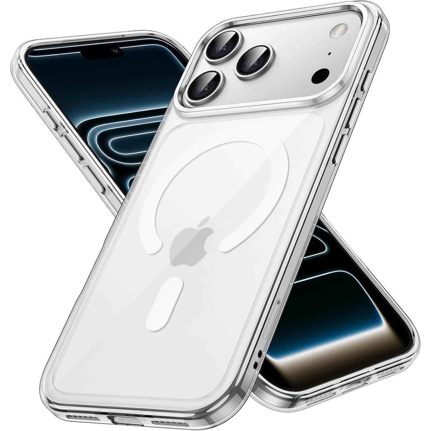Handyhülle Iphone 17 Pro Max Magsafe Stoßfest Anti Durchsichtig