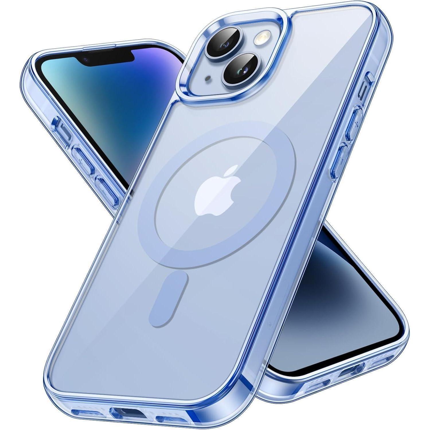 Handyhülle Iphone14 6,1 Magsafe Stoßfest Kratzfest Sierrablau