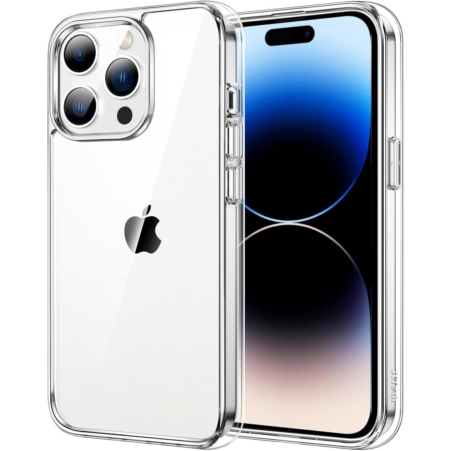 Hülle Iphone 14 Pro Stoßfest Antikratzt Nie Vergilbung Durchsichtig