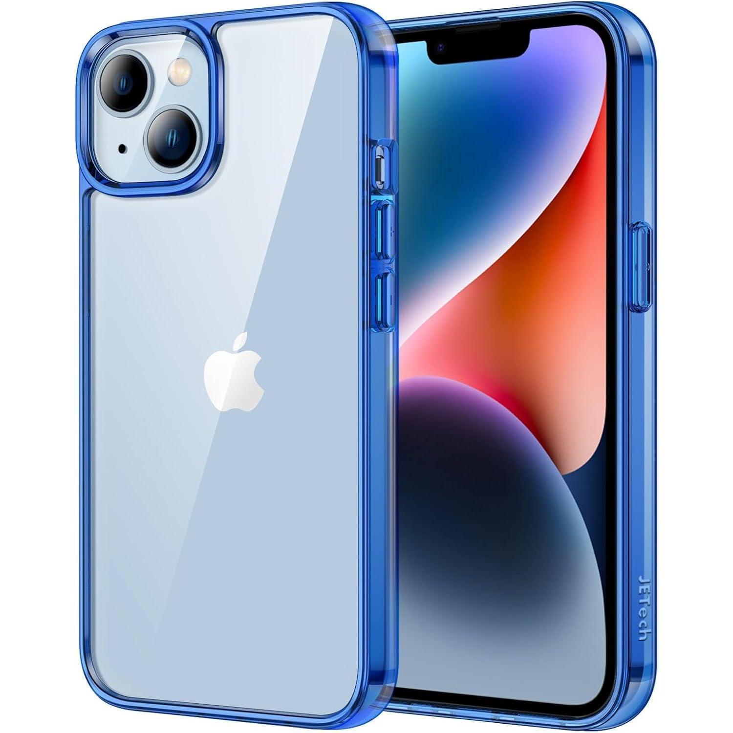 Hülle Iphone 14 Stoßfest Antikratzt Nievergilbung Blau