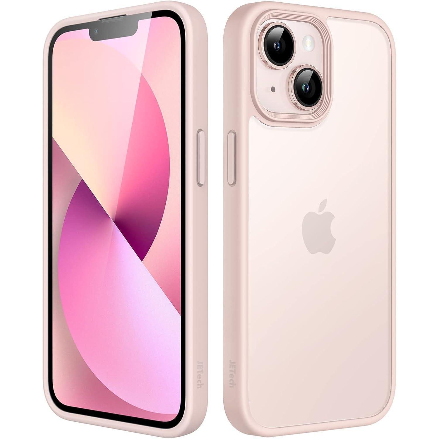 Hülle Iphone 13 Stoßfest Militärstandard Matt Kalkrosa